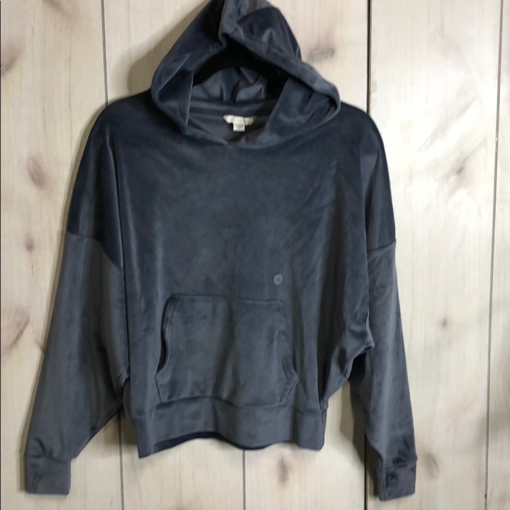 Velour hoodie